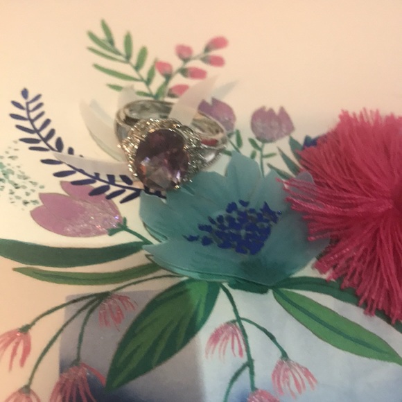 Ametrine/White Topaz Ring Anahi Size 8 Annabelle Coll Limited Edit… - Picture 11 of 12